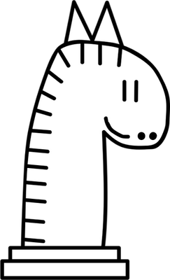 jeu d'échecs - divertissement - loisirs - smiley émoticône émoji cartoon clipart illustration - artémotic