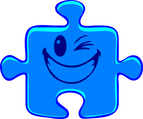 puzzle - divertissement - loisirs - smiley émoticône émoji cartoon clipart illustration - artémotic