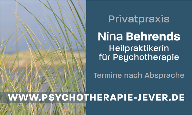 Kunde: Nina Behrends | Skills: Idee, Konzept, Grafik, Layout, Praxisschild