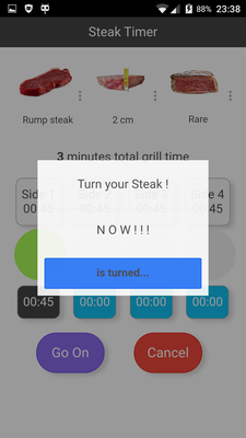 Get a notification when it's time to flip your steak