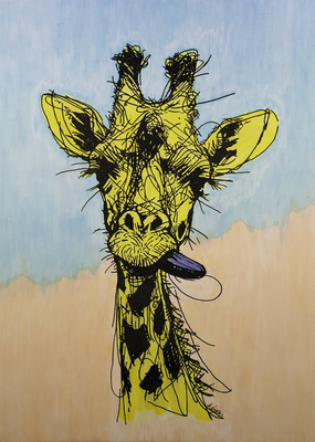 Gemälde YELLOW WHIMSY von Martin Lingens