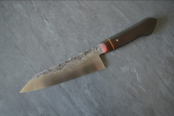 #346, gyuto 135cr3 & cocobolo brûlé, 205 cm