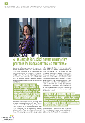 Johanna Rolland, maire de Nantes et présidente de Nantes Métropole