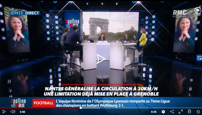 Johanna Rolland, maire de Nantes et présidente de Nantes Métropole