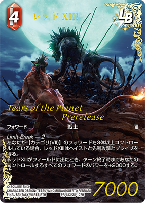 Red XIII 25-107H | PR-183
