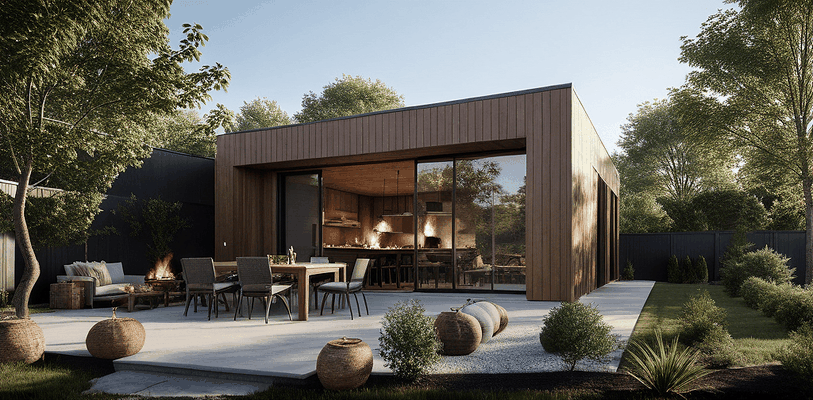 Chalet de jardin Mobil home 