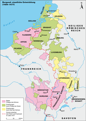 Das Reich von Burgund 1404 - 1477