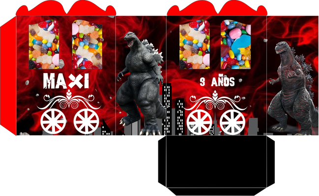 Shin-Godzilla  caja caramelera 