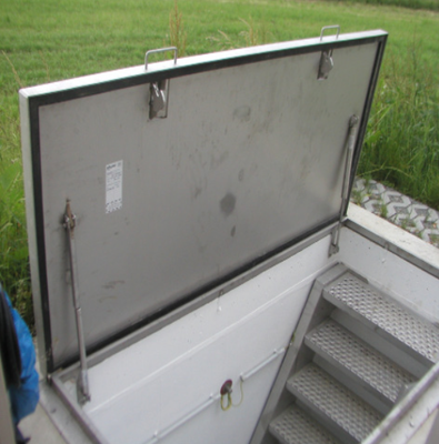 Schachtabdeckung für den Tiefbau