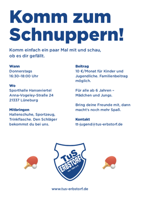 Flyer TT-Jugend