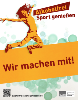 Flyer: Alkoholfrei Sport genießen