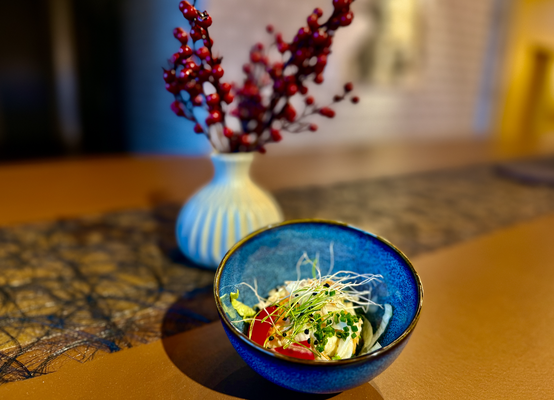 Gemüsesticks und Salate