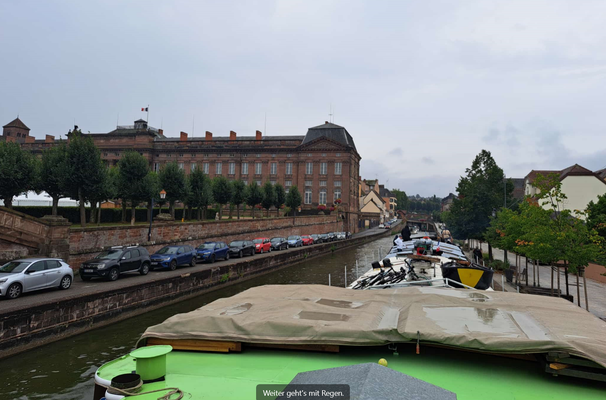 Rhein-Marne-Kanal in der Stadt Zabern/Saverne (© 20.08.2025 Andy R.)