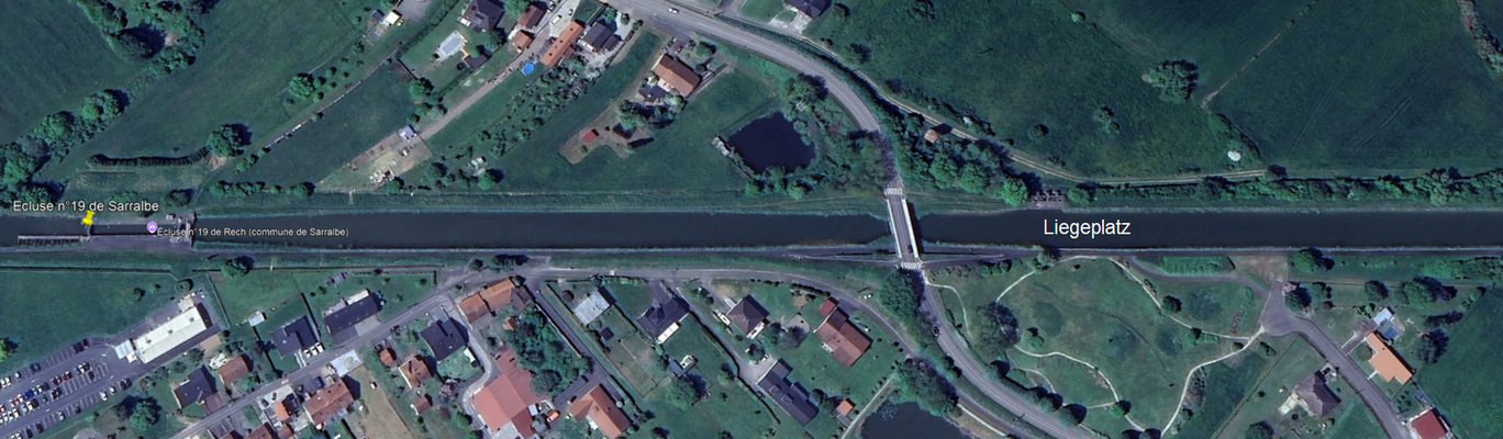 Liegeplatz Sarralbe (© GoogleEarth)