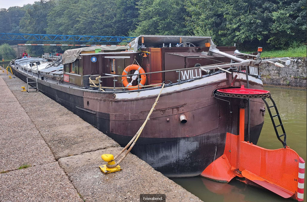 Liegeplatz vor dem Ostportal des Tunnels von Arzviller  (© 20.08.2025 Andy R.)