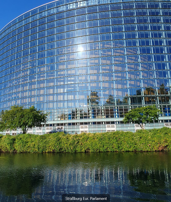 Europäisches Parlament in Strassburg (© 18.08.2025 Wolfgang K.)