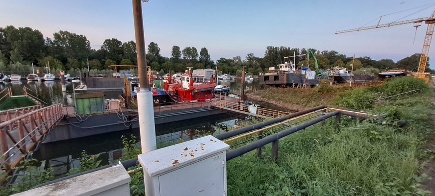 Schiffswerft Josef Braun in Speyer (© Peter M. 24.07.2024)