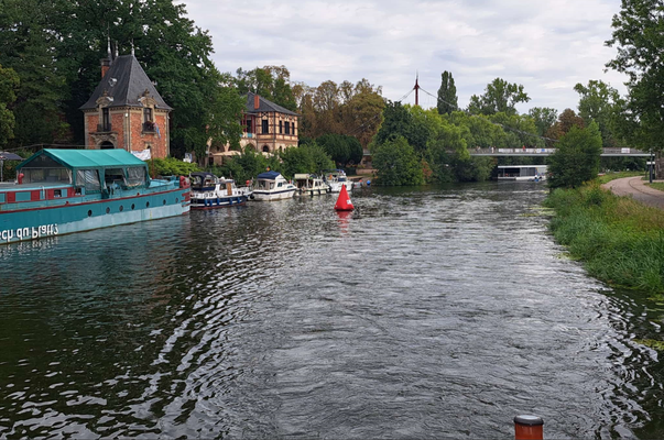 Ende der Schifffahrtssperre in Saargemünd (© 23.08.2025 Andy R.)
