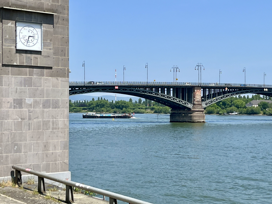 WILLI dreht unterhalb der Theodor-Heuss-Brücke auf © 14.06.2025 EDA