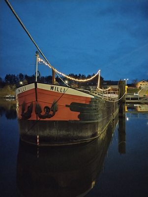 WILLI am Winterliegeplatz im Schutzhafen Erlenbach am Main (© 07.12.2025 Oliver G.)