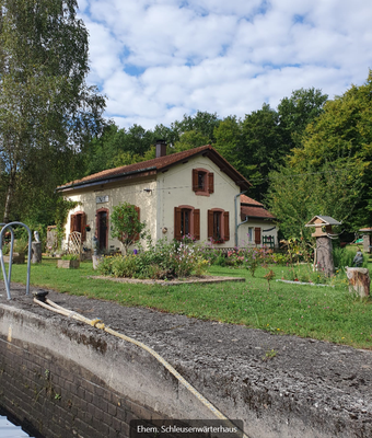 Haus des ehemaligen Schleusenwärters Écluse n° 7 des Belles-Forêts (© 22.08.2025 Wolfgang K.)
