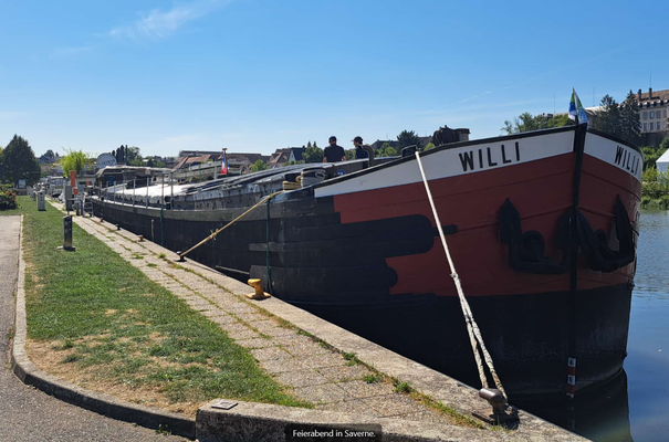 Liegeplatz im Hafen Saverne (© 19.08.2025 Andy R.)