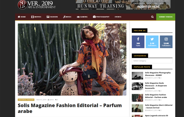 PUBLISHED ON SOLIS MAGAZINE