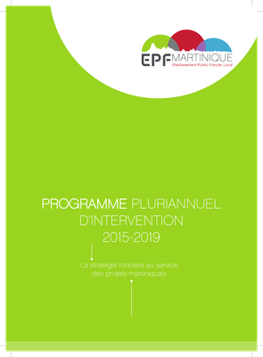 Programme Pluri-annuel d'Intervention de l'EPF de la Martinique