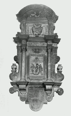 1908 - Monument funéraires de Jean de Lannoy et de son fils Jean à l'académie de dessin rue de Charleroi