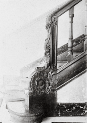 Rampe d'escalier Louis XV dans une maison privée