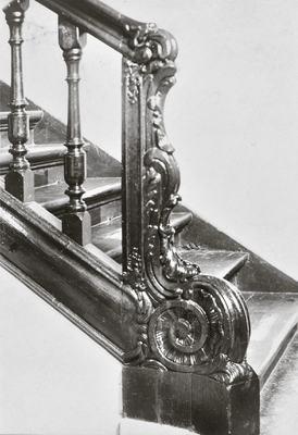 Rampe d'escalier Louis XV dans une maison privée