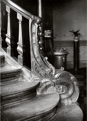 1912 - Rampe d'escalier Louis XV dans une maison privée