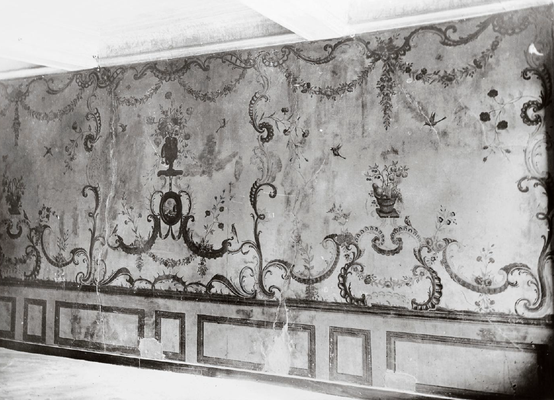 1912 - Peinture murale dans une maison privée