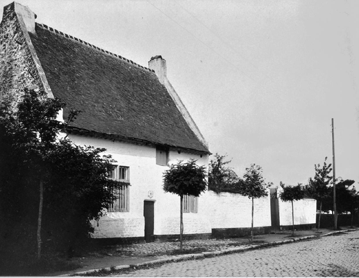 1912 - Maison du XVIe s. chaussée de Charleroi