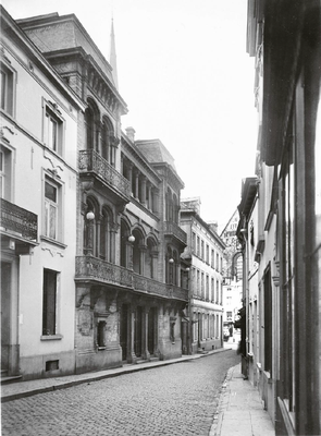 1908 - La salle des Fête rue de Charleroi