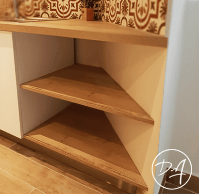 Finition angle cuisine - Décor Zé Âme