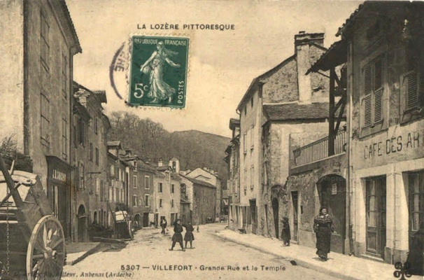 Avenue des Cévennes, anciennement Grand Rue (entre l'Ormeau et le Portalet)