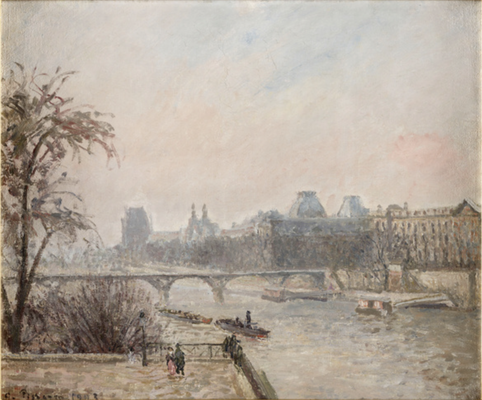 Camille Pissarro : La Seine et le Louvre