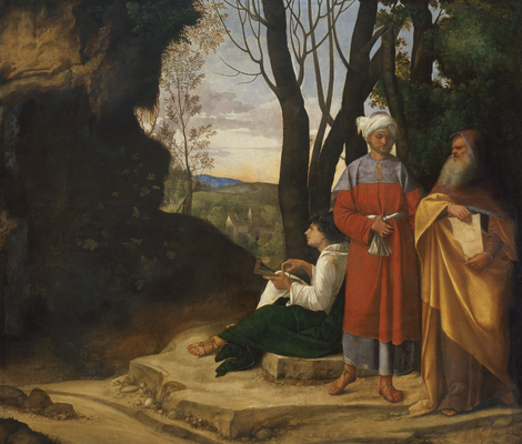 Giorgione (1477-1510, Les Trois philosophes 