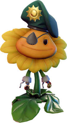 Sunflower [Plants vs Zombies] - héros de média - personnages - smiley émoticône émoji cartoon clipart illustration - artémotic