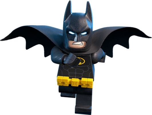 Batman [Justice League] [Lego] - héros de média - personnages - smiley émoticône émoji cartoon clipart illustration - artémotic