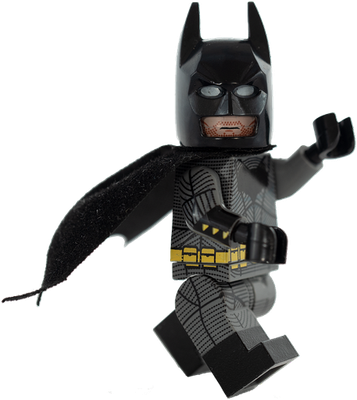 Batman [Justice League] [Lego] - héros de média - personnages - smiley émoticône émoji cartoon clipart illustration - artémotic