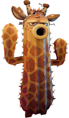 Cactus [Plants vs Zombies] - héros de média - personnages - smiley émoticône émoji cartoon clipart illustration - artémotic