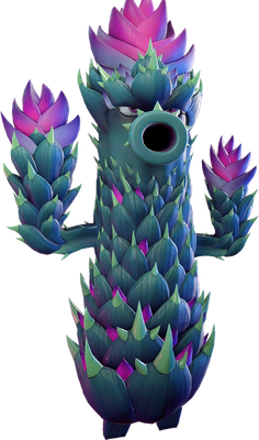 Cactus [Plants vs Zombies] - héros de média - personnages - smiley émoticône émoji cartoon clipart illustration - artémotic