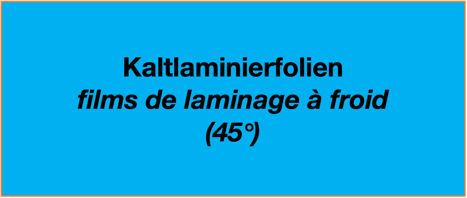Kaltlaminierfolie