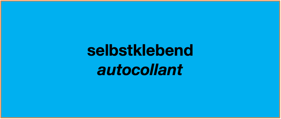 selbstklebend