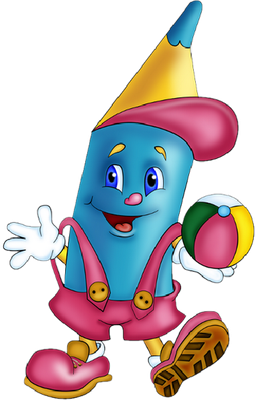 crayon - fourniture scolaire - éducation - smiley émoticône émoji cartoon clipart illustration - artémotic