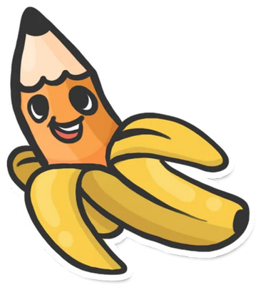crayon - fourniture scolaire - éducation - smiley émoticône émoji cartoon clipart illustration - artémotic