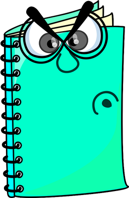 livre - fourniture scolaire - éducation - smiley émoticône émoji cartoon clipart illustration - artémotic