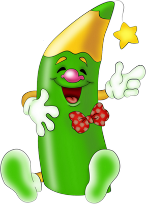 crayon - fourniture scolaire - éducation - smiley émoticône émoji cartoon clipart illustration - artémotic